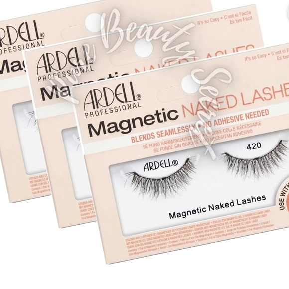 Ardell Other - 3 sets of Ardell Magnetic Naked Lashes – Nude Beige